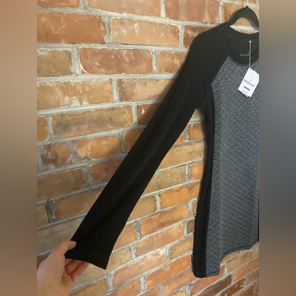 SMARTWOOL NWTs diamond peak quilted dress merino wool long sleeve XS - Picture 9 of 12